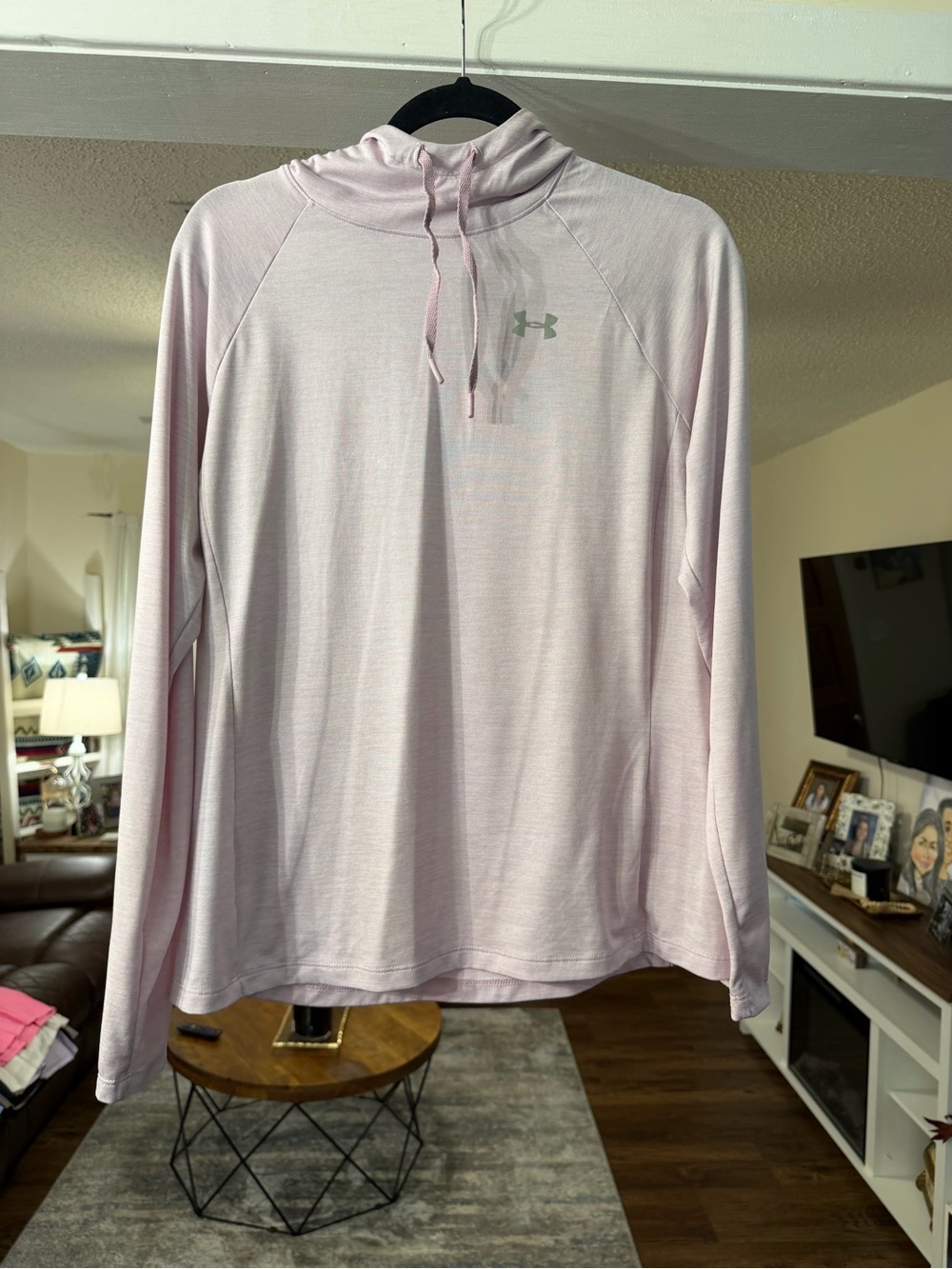 Under Armour Pale Pink Lightweight Hoodie